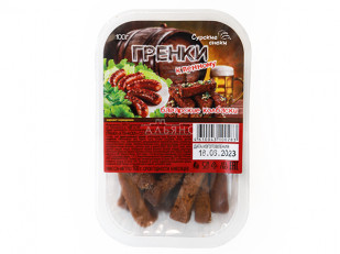 Чипсы: Сурские гренки Баварские колбаски (100 гр)