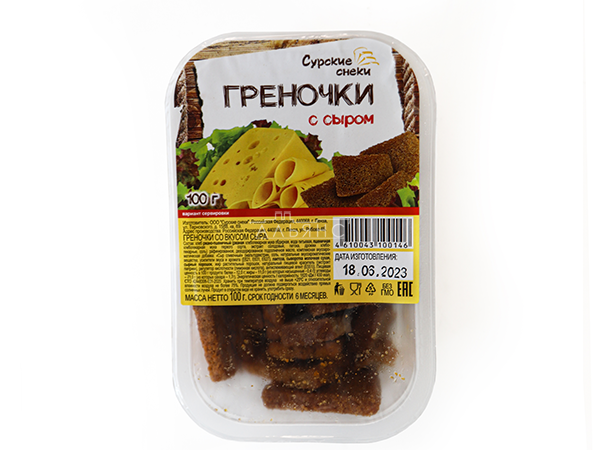 Сурские гренки со вкусом Сыра (100 гр) в Дмитровграде