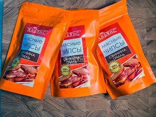 Чипсы из лаваша: Мясо (АЛЬЯНС) вяленое свинина 