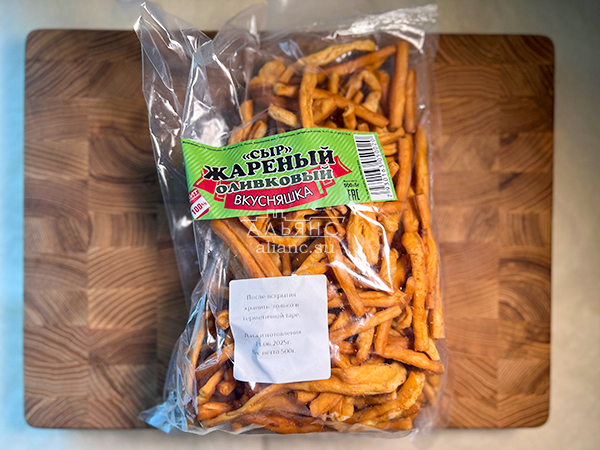 Жареный сыр "ВКУСНЯШКА" (Оливковый) 500гр. в Дмитровграде