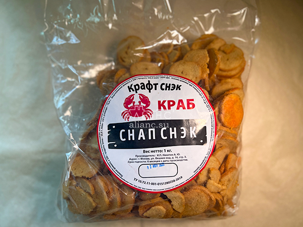 Снапсы ПШЕНИЧНЫЕ "Краб" в Дмитровграде