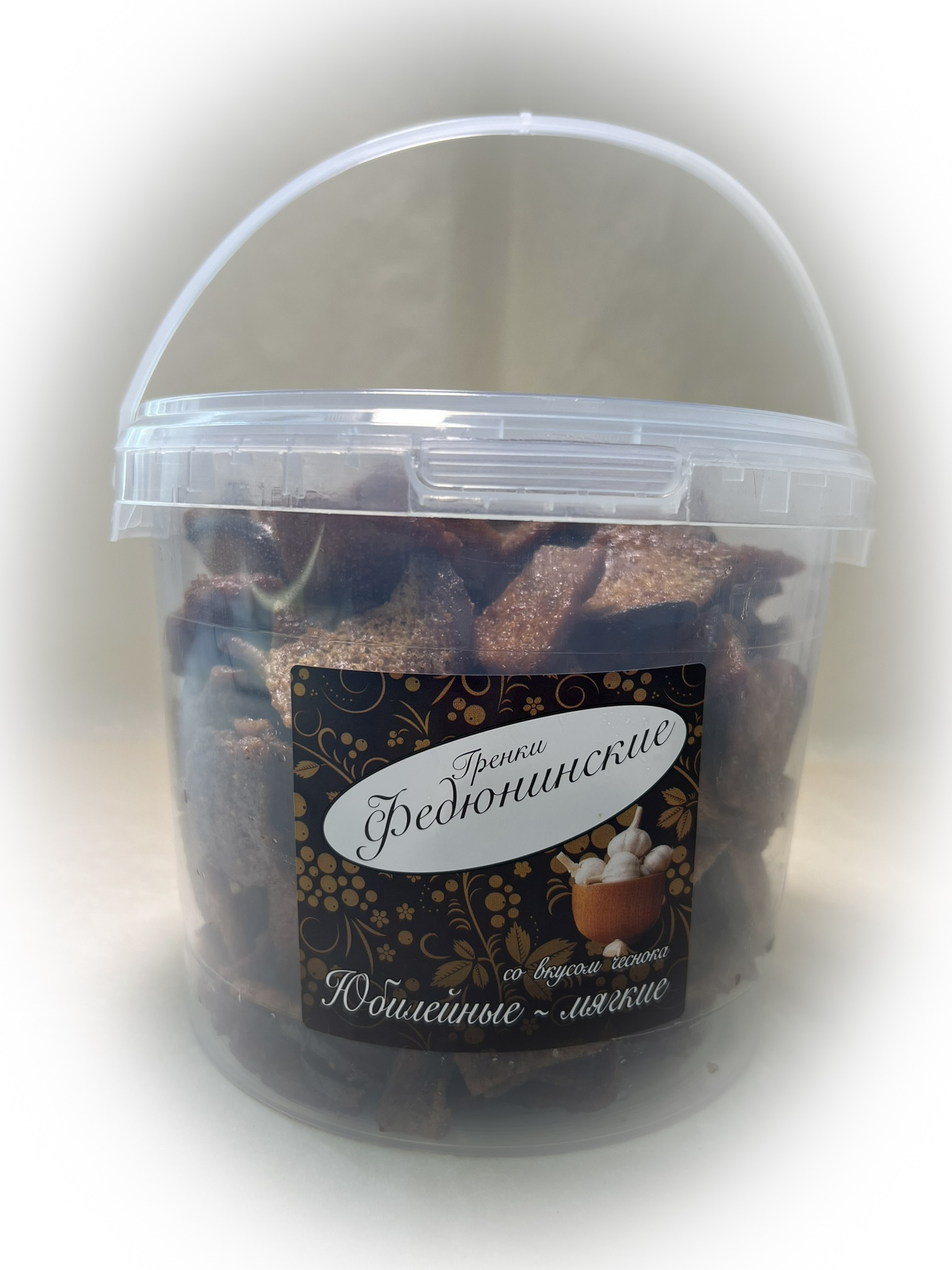 Гренки "ФЕДЮНИНСКИЕ" "Чеснок" (ведро 900 гр.) в Дмитровграде