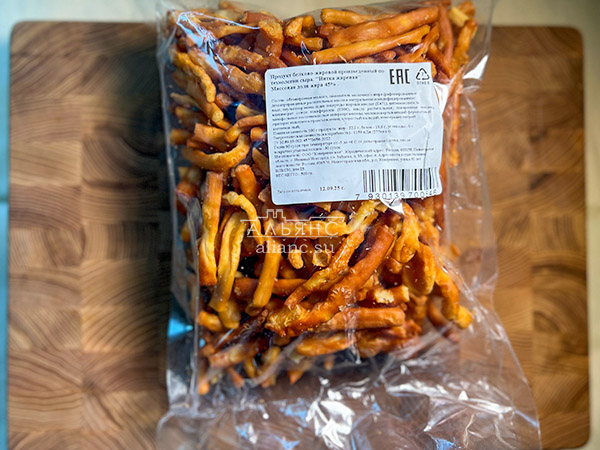 Нитка ЖАРЕНАЯ  Oktobersnack1 кг (сырный продукт) в Дмитровграде