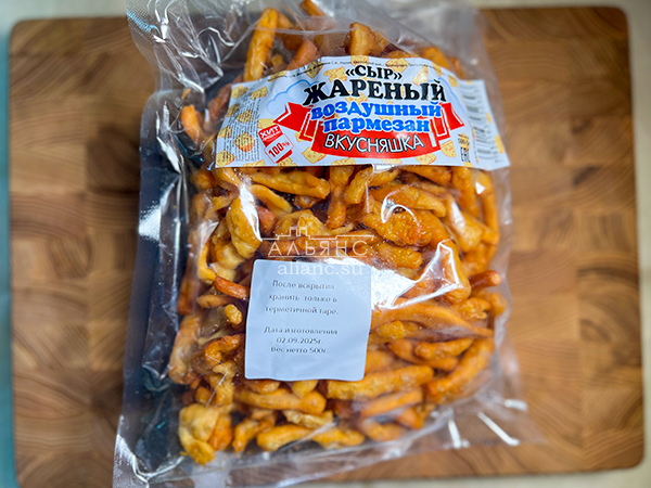 Жареный сыр "ВКУСНЯШКА" со вкусом пармезан (500 гр) в Дмитровграде